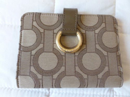 Lancel etui agenda toile - lancel,