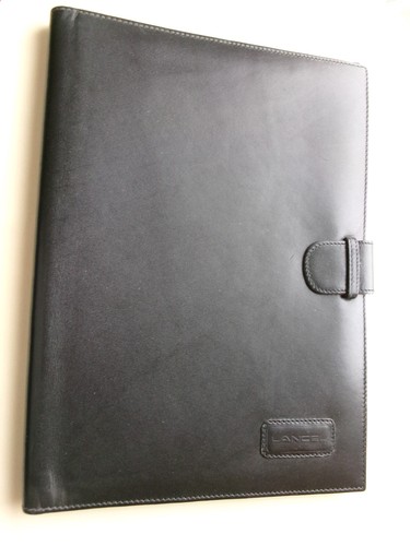 étui bloc notes lancel cuir - étui,